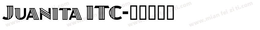 Juanita ITC字体转换